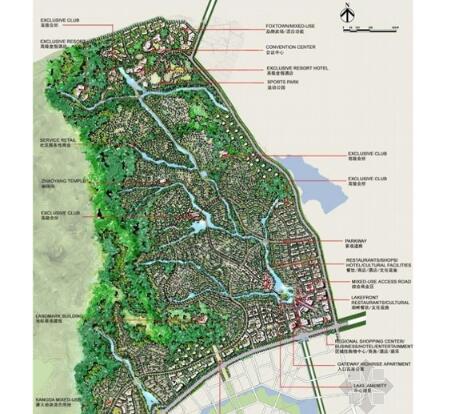 [青岛]生态新城概念性总体规划设计方案-1