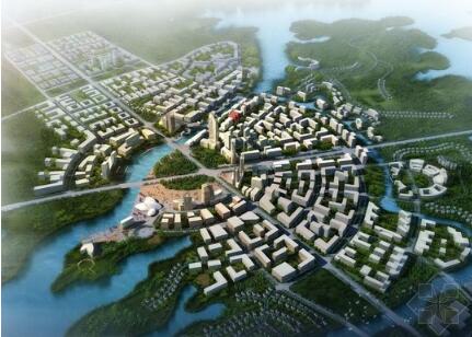 [武汉]高品质生态宜居新城景观规划设计方案（超清效果图...-1