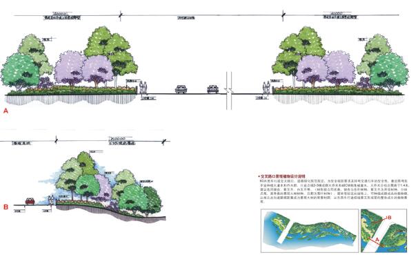 8张景观手绘剖面图-1