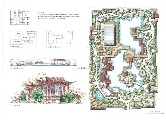 北林保研园林景观手绘快题设计（共28张）-1