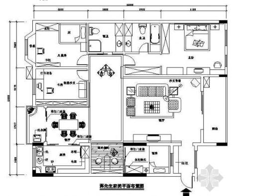 某私宅四室两厅装修图-1