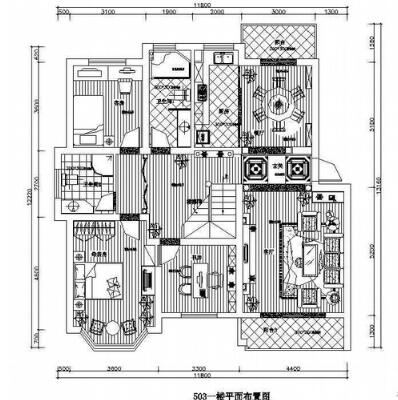 嘉兴欧式室内设计施工图-1