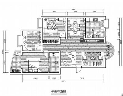 [湖南]三居室装修图-1