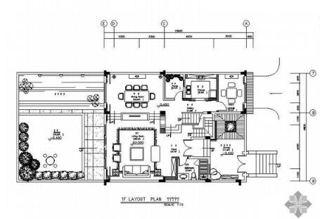 三层豪华花园别墅设计图-1