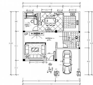 三层别墅设计方案图-1