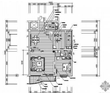 复式建筑装饰方案图-1