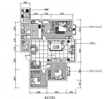 五套三居室装修图-1