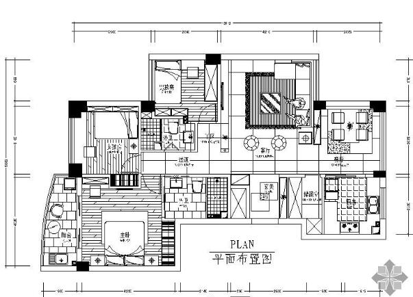 [温州]现代三室两厅装修图-1