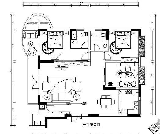 三室两厅装修图（含效果）-1