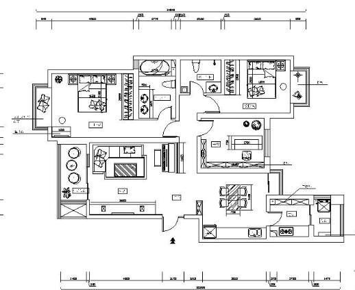 三室两厅设计图（含效果）-1