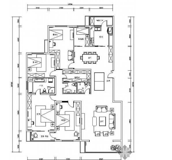 家居室内设计方案（平面及效果）-1