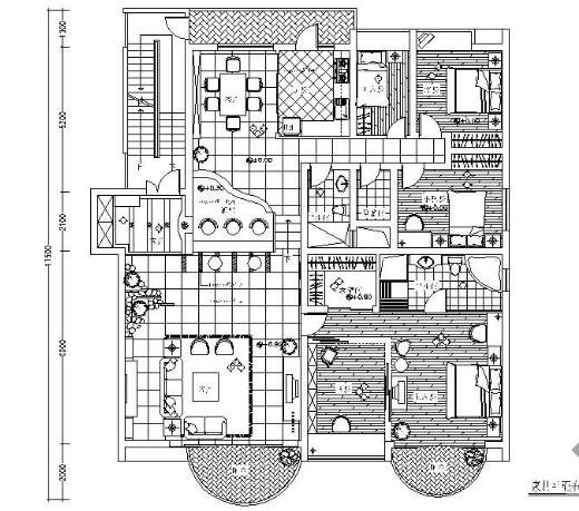 [成都]现代三居施工图-1