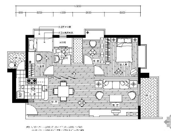 [深圳]某复式施工图-1