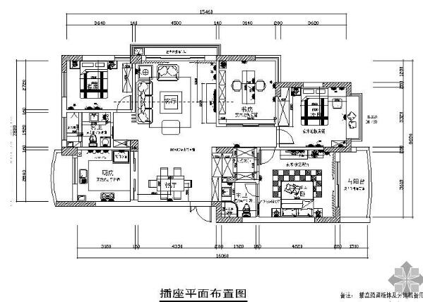 新古典四室二厅装修图-1