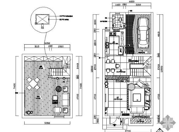 200㎡联体别墅装修图(含实景)-1