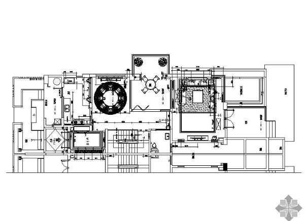 某高档豪装TOWNHOUSE结构别墅装饰图-1