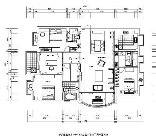 160平米四室二厅装修图(含实景)-1