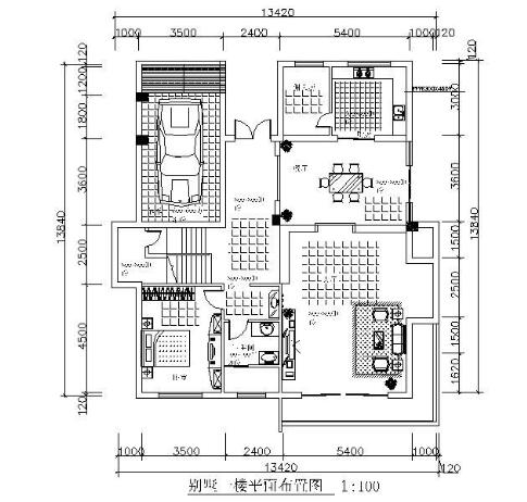 某双层别墅装修施工图-1