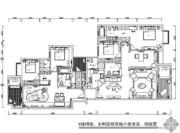 乡村简欧四室二厅装修图-1