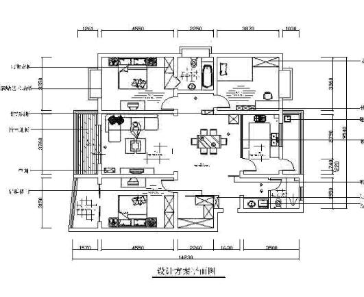 现代风格三室二厅装修图（含实景）-1