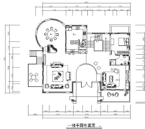 欧式别墅装修施工图（含效果）-1