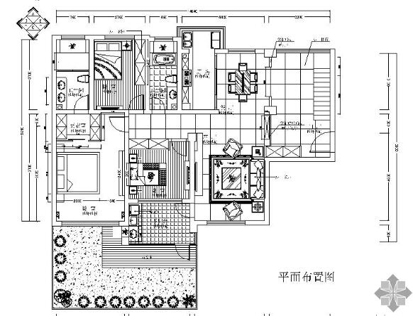 新中式阁楼三居室施工方案（含效果）-1