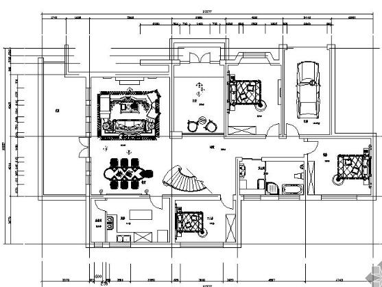 欧式古典二层别墅设计图（含效果）-1