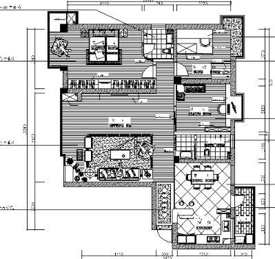 112㎡三室两厅装修图（含效果）-1