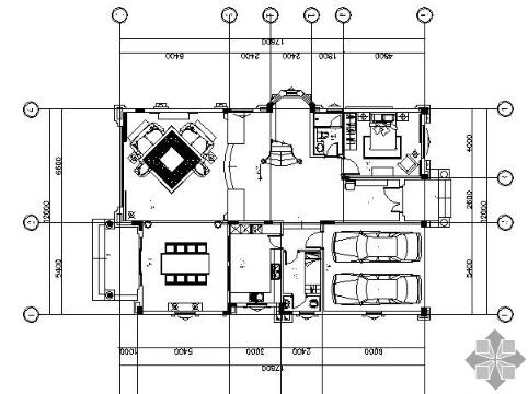 [广东]美式新古典别墅施工图（含效果）-1