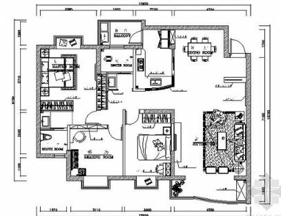 105平米现代三居装修图（含效果）-1