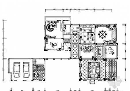 欧式高端二层别墅室内装修图（含效果）-1
