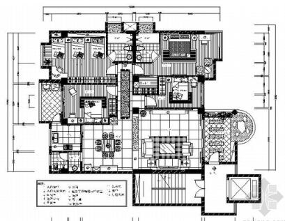 现代四居大户型室内装修图-1