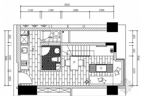 62平米小户型样板房施工图-1