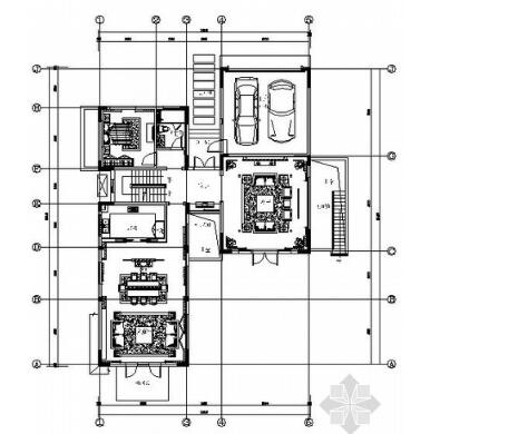 [苏州]新中式别墅样板房施工图（含效果）-1