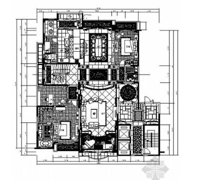 欧式新古典复式楼施工图（含实景）-1