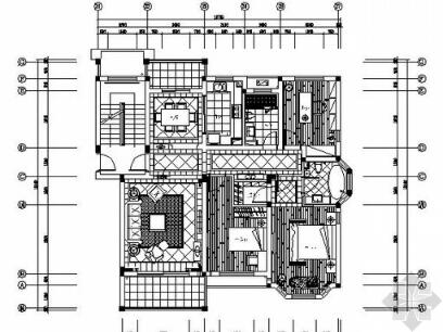 [苏州]简欧三居样板房施工图（含效果）-1