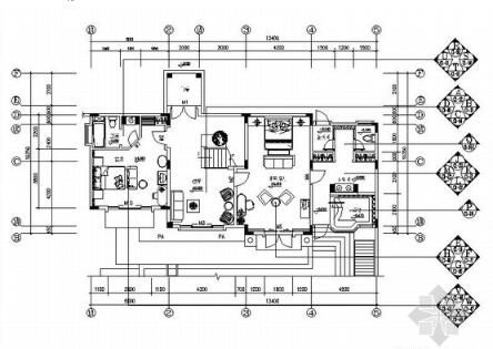 夏威夷风格C1型双层别墅装修图-1