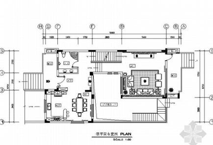 [江苏]F户型四层别墅室内施工图-1