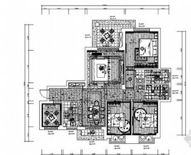 现代四居室装饰装修图-1