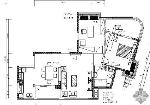 [武汉]田园简欧风两居装修图（含实景）-1