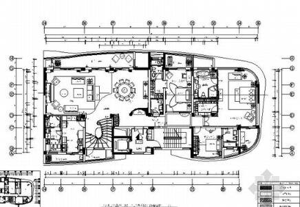 [杭州]名师古典精装公寓样板房室内设计图-1