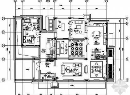 [上海]美式别墅样板房施工图（含实景）-1