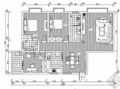 [湖南]精品住宅现代三居室装修图-1