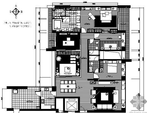 [深圳]精装修样板房施工图（含实景）-1