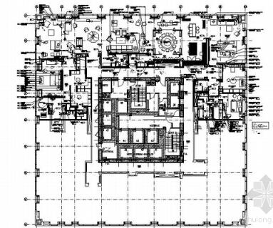 [北京]高档酒店服务式公寓室内装修施工图-1