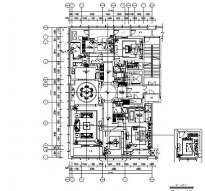 [山东]精装新古典豪华样板间装修施工图(含实景)-1