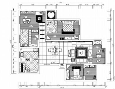 现代简约风格三居室装修图（含效果图）-1