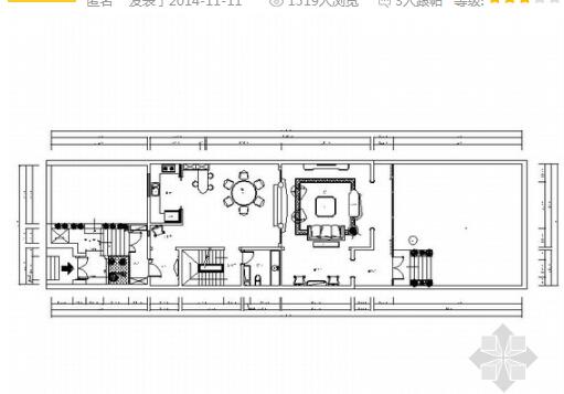 [石家庄]精品住区简欧三层别墅装修施工图-1