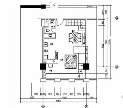 60㎡loft样板房室内装修图-1