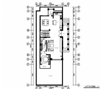 [北京]高档简约现代风格两层别墅室内设计装修施工图（含...-1